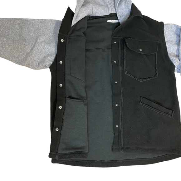 Free People Treeline Cardi Work Fleece Shirt Jacket Size Medium - Picture 6 of 15